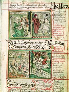 Hvordan man helbreder sygdomme, fra Tractatus de Pestilencia af Czech School