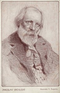 Jaroslav Vrchlicky (1853-1912), tjekkisk digter af Czech School