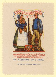 Northeastern Bohemia Economic and Industrial Exhibition, Jaromer, Tjekkoslovakiet, 1926 af Czech School