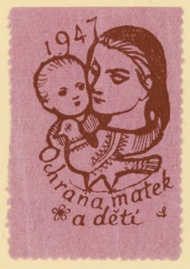 Beskyttelse af mødre og børn, 1947 af Czech School