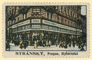 Stransky konditorer, Hybernska Street, Prag af Czech School