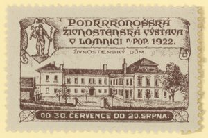 Handelsudstilling, Lomnica., Tjekkoslovakiet, 1922 af Czech School