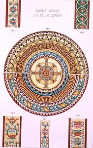 Rosetmosaik fra Kahrije Dzamissi, Frelserens Kirke, fra 