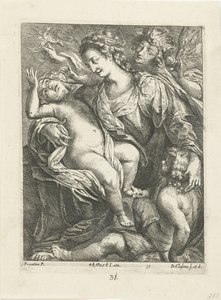Maria med Kristus og Johannes af D. Claessens