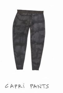 Capri Pants (tusch på papir) af Daisy de Villeneuve