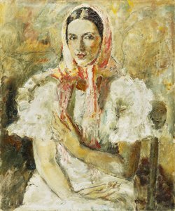 Russisk bondepige, Olga Eliena af Dame Ethel Walker