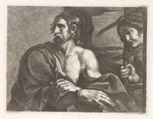 Sankt Johannes Døberen i fængslet besøgt af Salome