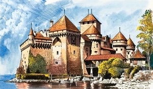 Chateau De Chillon af Dan Escott