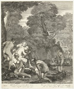 Diana og hendes nymfer opdaget af Actaeon
