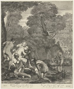 Diana og hendes nymfer opdaget af Actaeon