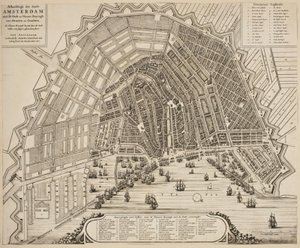 Grundplan af Amsterdam