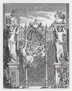 Illustration til Tennysons digt, The Princess (gravering) af Daniel (after) Maclise