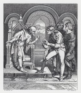 Illustration til Tennysons digt, The Princess (gravering)