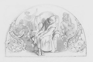 Shakespeare, Last Scene Of All (gravering) af Daniel (after) Maclise