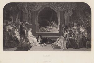 Legescenen i Hamlet (gravering)