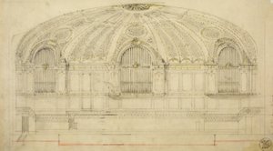 Orchestra Hall, Chicago, Illinois, afdeling, 1904.