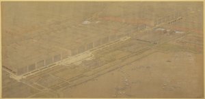 Tavle 114 fra The Plan of Chicago, 1909: Chicago. Foreslået Boulevard og Parkway på Michigan...