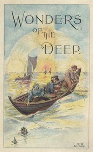 "Wonders of the Deep", reklame for Scotts emulsion af torskeleverolie med hypofosfit, 1895 af Daniel Carter Beard