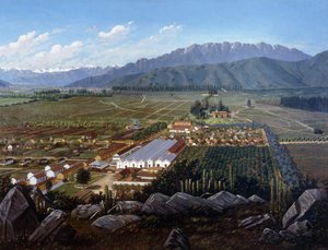 Vingården i Errazuriz-Panquehue, Chile, 1896 af Daniel Escobar