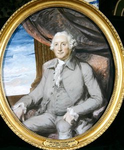 James Bucknall (1747-1806) 3. Viscount Grimston (olie på lærred) (for par se 242130) af Daniel Gardner