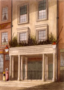 Sans Pareil Teatret, 1826 af Daniel Havell
