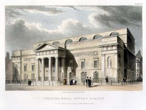 Theatre Royal, Covent Garden, i London, designet af Robert Smirke i 1809