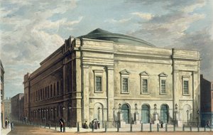 Theatre Royal, Drury Lane, i London, designet af Benjamin Wyatt i 1812, 1826