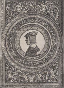 Portræt af kejser Karl V, ca. 1519. af Daniel Hopfer