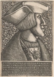 Kejser Karl V af Daniel Hopfer and Hieronymus Hopfer
