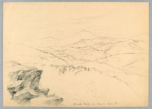 Camels Hump fra Stowe, Vermont af Daniel Huntington