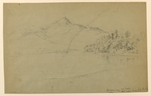 Chocorua Lake af Daniel Huntington