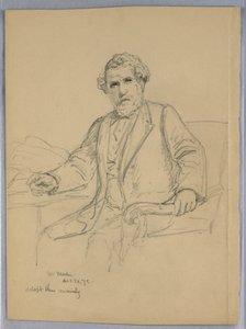 Tegning, Charles J. Martin til, 20. december 1878 af Daniel Huntington