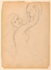 Tegning, studie til The National Ac, 1887 af Daniel Huntington