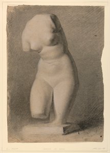 Kvindelig torso fra en gipsafstøbning af Daniel Huntington