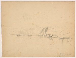 Lake Lucerne fra "Svanen" af Daniel Huntington