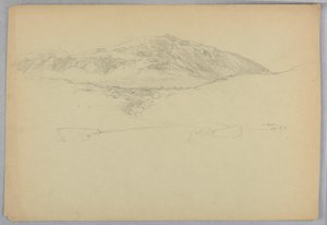Landskabsskitse, Mount Desert, Maine af Daniel Huntington