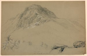Kigger mod syd, Mount Mansfield, Vermont af Daniel Huntington