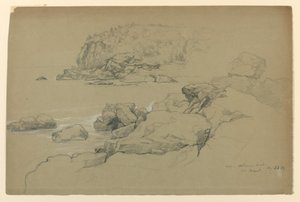 Mount Desert, nær Schooner Head af Daniel Huntington