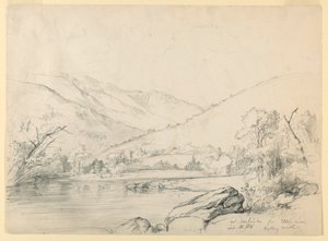 Mount Washington fra Ellis River, ser mod nord af Daniel Huntington