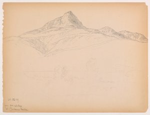 Mt. Chocorua fra Chocorua House af Daniel Huntington