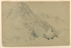 På vej op, Peak of Chocorua, ser mod nord af Daniel Huntington