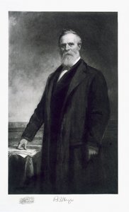 Rutherford B. Hayes, 19. præsident for USA, pub. 1901 (fotogravure) af Daniel Huntington