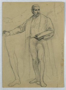 Undersøgelse til "Titian Showing af Daniel Huntington