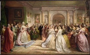 Den republikanske domstol (Lady Washingtons reception) 1861