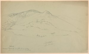 Welch Mountain i Waterville og Thornton, New Hampshire, fra Sandwich Notch Road, Campton af Daniel Huntington