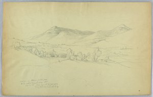 Whiteface Mountain, nord for Tamworth Village, New Hampshire af Daniel Huntington