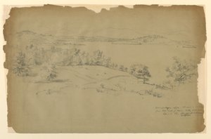 Winnipesaukee Lake, Chocorua i afstand af Daniel Huntington