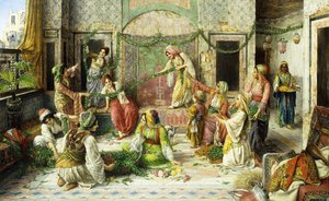 Udsmykning af Harem af Daniel Israel