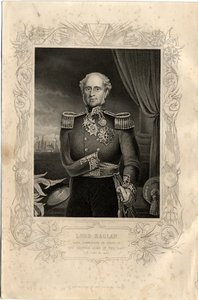 Portræt af Lord Raglan, 1856 af Daniel John Pound