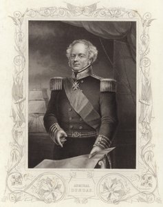 Admiral Dundas (kobberstik) af Daniel John. Pound